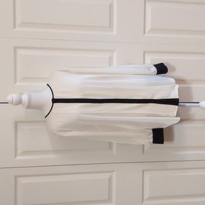 White Black Trim Lauren Ralph Lauren Top